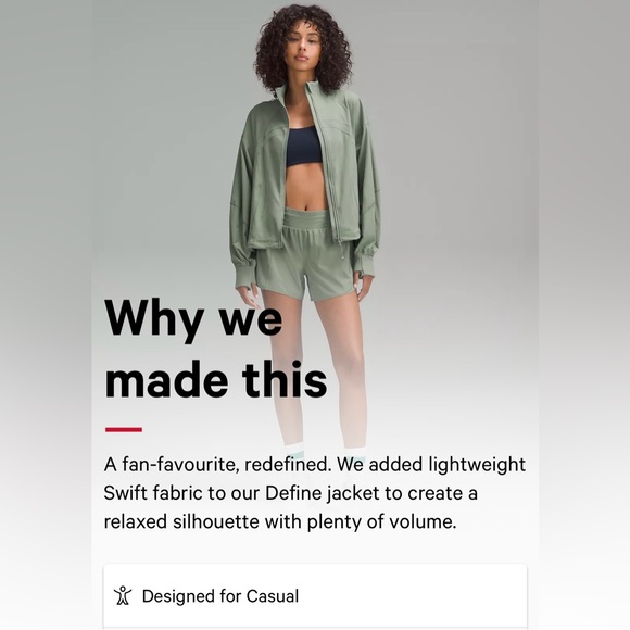 NWOT never worn lululemon define relaxed fit jacket grey eucalyptus sz 0 - Picture 12 of 16